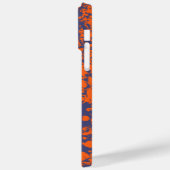 naam blauwe oranje surf stijl Case-Mate iPhone case (Achterkant / Links)