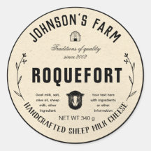 Naam boerderij | Wreath | Schapenmelk | VINTAGE |