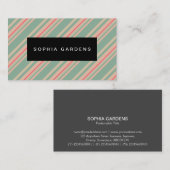 Naam Bord - Stripes 310515 (7) Visitekaartje (Voorkant / Achterkant)