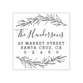 Naam Botanisch retouradres van de standaardscriptf Rubberstempel (Afrduk)