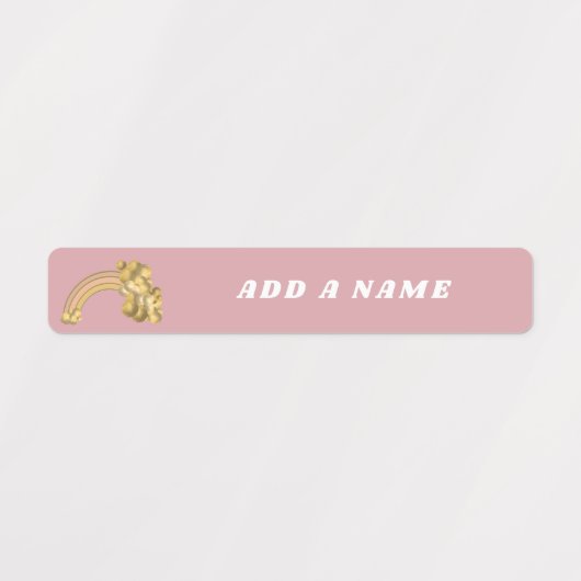 Naam Bright Boho Rainbow Labels (Design 1)