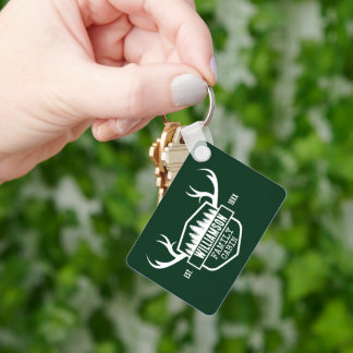 Naam Cabine Familienaam Forest Green Sleutelhanger