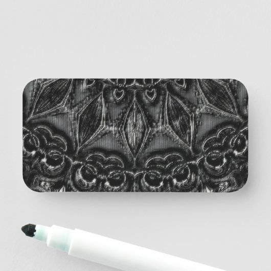 Naam Charcoal Mandala Naamplaatje (In situ)