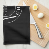 Naam chef-kok theedoek (Quarter Fold)