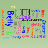 Naam Collage 🎁 Geweldig Word Cloud Fun Fab Stof (Delen)