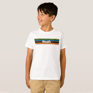 Naam Combinatie Stripontwerp - Chique Oranje Basis T-shirt