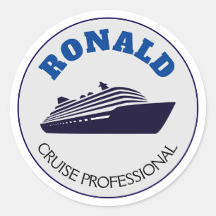 Naam Cruise Professional Ronde Sticker