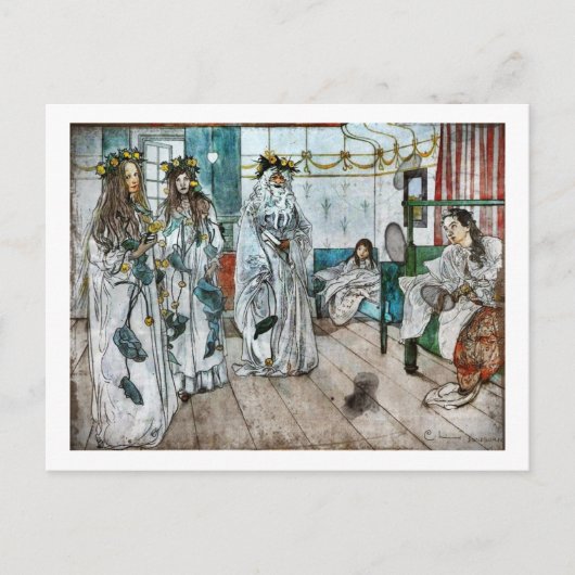 Naam Dag voor Karin 1899 Briefkaart (Voorkant)