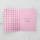 Naam Dag zwarte mazen en dandelion Kaart (Binnen)