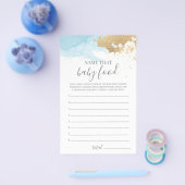 Naam dat Baby Baby shower Game Flyer (Enkel)