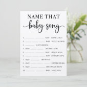 Naam dat Baby Song Baby shower Game Programma (Staand voorkant)