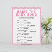 Naam dat Baby Song [Luxury Lace [Roze]] Briefhoofd (Staand voorkant)