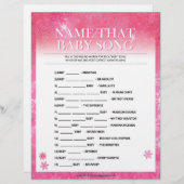 Naam dat Baby Song [Snowy Pink] Briefhoofd (Voorkant / Achterkant)