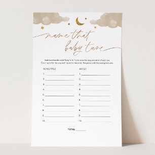 Naam dat Baby Tune Twinkle Star Baby shower Game