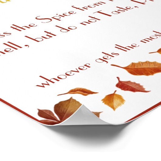 Naam dat het Poster van het Spijsspel van het Vrij (Hoek)