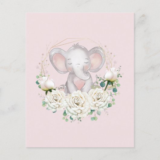 Naam dat nummer Baby shower Game (Achterkant)