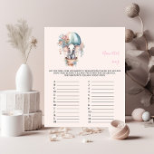 Naam dat nummer Baby shower Game