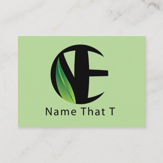 Naam dat T Mighty Visitekaartjes (Achterkant)