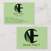 Naam dat T Mighty Visitekaartjes (Voorkant / Achterkant)