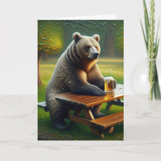 Naam Day Beer met een biertje Kaart (Voorkant)