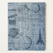  naam denim Eiffel Tower Planner (Achterkant)