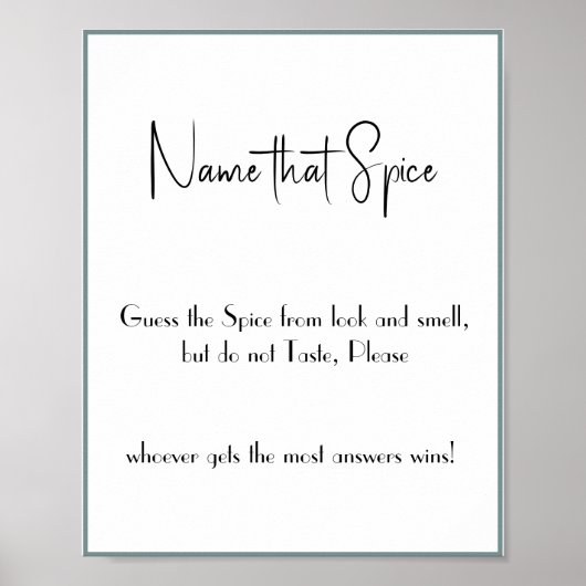 Naam die Spice - het Poster van het Spel van de Sh (Voorkant)