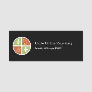 Naam dierenarts Medische Pet Care Personeel Naamplaatje
