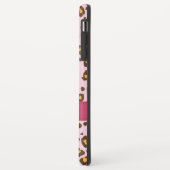 Naam dierlijk luipaard roze bruin Case-Mate iPhone case (Achterkant/links)
