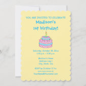 Naam eerste uitnodiging van de partij van de Kunst (Achterkant)