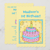 Naam eerste uitnodiging van de partij van de Kunst (Voorkant / Achterkant)