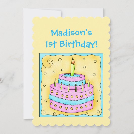 Naam eerste uitnodiging van de partij van de Kunst (Voorkant)