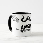 "[Naam eigenaar]  vrouw ja, ja, ja!" Mok (Voorkant links)