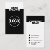 Naam en bedrijfsnaam Visitekaartjes - Modern (Voorkant / Achterkant)