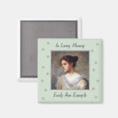  naam en foto herinnering magneet (Voorkant / Achterkant)