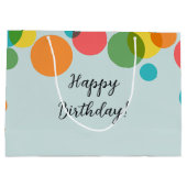 Naam en foto's Jongens Verjaardag Gepersonaliseerd Groot Cadeauzakje (Achterkant)