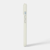 Naam en Initiaal minimalistisch iPhone 15 Hoesje (Linkerkant)