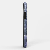Naam en initiaal winterbomen Case-Mate iPhone case (Achterkant/rechts)
