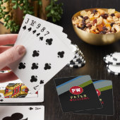 Naam en Initialen van Monogram Player Pokerkaarten (Insitu)