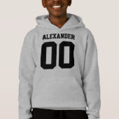 Naam en Jersey Nummer voor/achter (Voorkant)