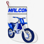 Naam en leeftijd of nummer van de dummymotor kleine kerstsok (Voorkant)