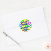 Naam en leeftijd Verjaardag Stickers (Envelop)
