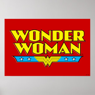 Naam en Logo van de vrouw Poster