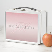 Naam en monogram | Soft FAUX Roos Gold Blush (In situ)