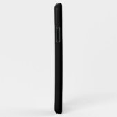 Naam en monogram van de kabelvorm | Zwart wit en r Case-Mate iPhone Case (Achterkant/rechts)