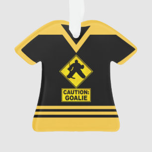 Naam en nummer Jersey Hockey Goalie Ornament