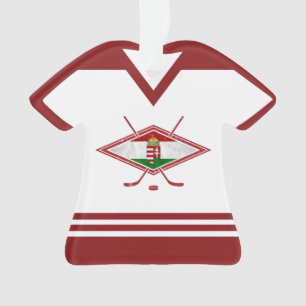 Naam en nummer Jersey Hongarije Logo Ornament
