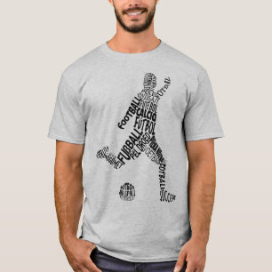 Naam en nummer T-Shirt Shirsey Soccer Lanuages