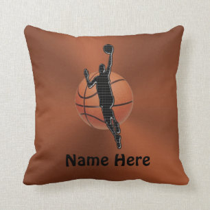 NAAM en NUMMER van de speciale Basketball Pillow Kussen