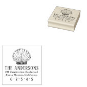 Naam en retouradres van de aangepaste shell-reeks 	rubberstempel (Gestempeld)