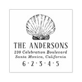 Naam en retouradres van de aangepaste shell-reeks 	rubberstempel (Afrduk)